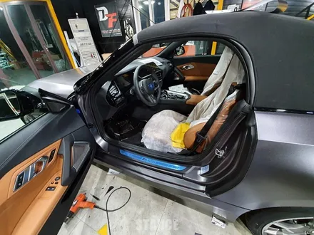 BMW Z4 사틴다크그레이 전체랩핑 - 안쪽 프레임까지 풀랩핑! / 생활보호 PPF / 분당자동차랩핑/성남랩핑/판교랩핑/스탠스(STANCE) / 성남시 수정구 사송동