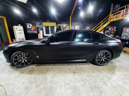 BMW 840i 사틴블랙 전체랩핑 / 크롬지우기 - 분당랩핑/판교랩핑/성남랩핑/스탠스(STANCE) / 성남시 수정구 사송동