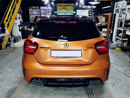 벤츠 A45 AMG 샤틴 오렌지 전체 카스킨! 성남/분당/판교 스탠스랩핑 / 성남시 수정구 사송동