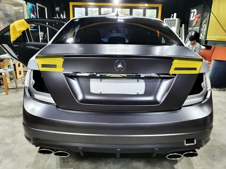 벤츠 C63 AMG 사틴 그레이 전체 랩핑 / 성남 / 분당 랩핑 / 판교 랩핑 / 고등동 랩핑 / 스탠스 (STANCE) / 성남시 수정구 사송동
