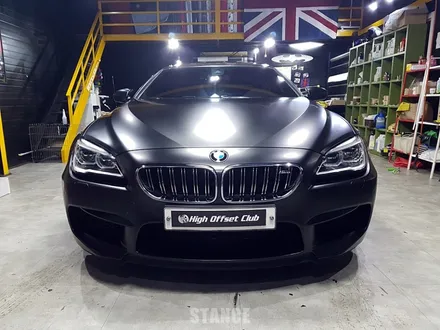 BMW M6 사틴블랙 전체랩핑 - 성남자동차랩핑/분당랩핑/판교랩핑/스탠스(STANCE) / 성남시 수정구 사송동