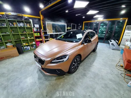 볼보 V40 cc 카라멜로스터 전체랩핑 - 판교자동차랩핑/분당랩핑/성남랩핑/스탠스(STANCE) / 성남시 수정구 사송동