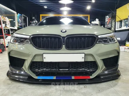 BMW g30 이노즈텍 카키그린 전체랩핑 - 도장면같은 깊은 광택의 랩핑필름이 필요할 때! / 판교자동차랩핑/성남랩핑/분당랩핑/스탠스(STANCE) / 성남시 수정구 사송동