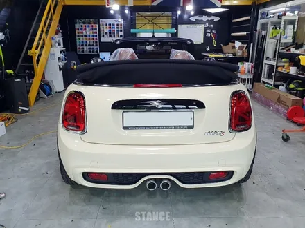 미니쿠퍼 컨버터블 아이보리 전체랩핑 - 성남랩핑/분당랩핑/판교랩핑/스탠스(STANCE) / 성남시 수정구 사송동