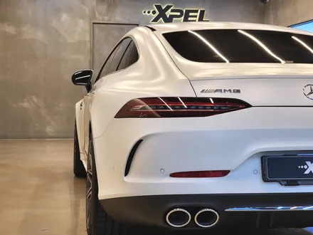벤츠 AMG GT 43 화이트 유광 도장면을 무광으로 바꿔본다면? / 서울 강남구