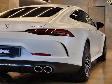 벤츠 AMG GT 43 화이트 유광 도장면을 무광으로 바꿔본다면? / 서울 강남구