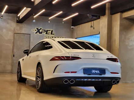 벤츠 AMG GT 43 화이트 유광 도장면을 무광으로 바꿔본다면? / 서울 강남구