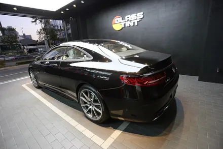 스타클럽 글라스틴트 부천점 벤츠 S450쿠페 썬팅 반사필름 선셋 틴팅으로 한층 멋스러움을 더하셨습니다. / 수원, 부천, 부평, 인천