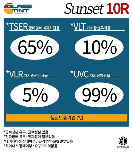 스타클럽 글라스틴트 부천점 벤츠 대형 SUV의 S-클래스 GLS580 반사필름 선셋과의 만남 / 수원, 부천, 부평, 인천