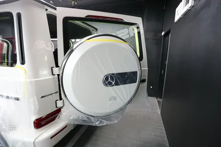 스타클럽 글라스틴트 부천전 벤츠 G바겐 G63 AMG 다이아몬드화이트와 슈어X 필름과의 콜라보 그리고 바겐전용 생활보호PPF 까지 / 수원, 부천, 부평, 인천
