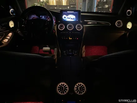 벤츠 x253 GLC 3색 엠비언트에서 64 색상 컨버전 작업과 미드레인지와 송풍구 엠비언트 라이트 3D 전동 트위터 작업까지 모두 스타클럽입니다 / 수원, 부천, 부평, 인천