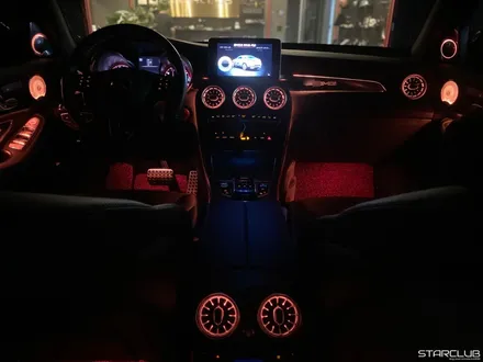 벤츠 x253 GLC 3색 엠비언트에서 64 색상 컨버전 작업과 미드레인지와 송풍구 엠비언트 라이트 3D 전동 트위터 작업까지 모두 스타클럽입니다 / 수원, 부천, 부평, 인천