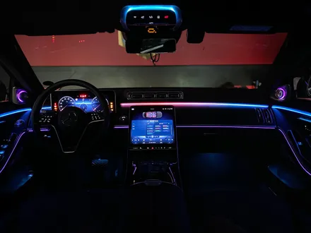 벤츠 S클래스 S580 W223 액티브엠비언트 시공 / 수원, 부천, 부평, 인천