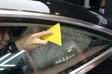 스타클럽 글라스틴트 부천점 벤츠 S450쿠페 썬팅 반사필름 선셋 틴팅으로 한층 멋스러움을 더하셨습니다. / 수원, 부천, 부평, 인천