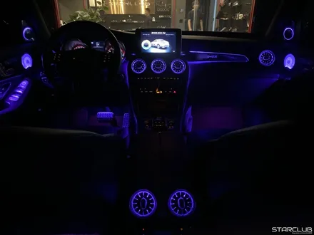 벤츠 x253 GLC 3색 엠비언트에서 64 색상 컨버전 작업과 미드레인지와 송풍구 엠비언트 라이트 3D 전동 트위터 작업까지 모두 스타클럽입니다 / 수원, 부천, 부평, 인천