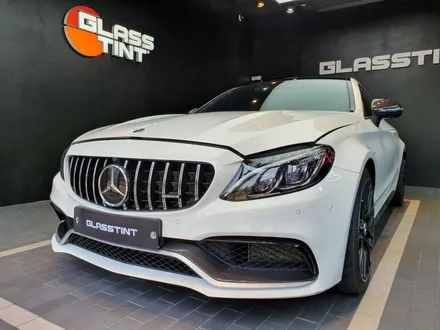 벤츠 AMG C63S 헤드라이트 보호 PPF시공 글라스틴트 ALS 스타클럽 부천점 / 수원, 부천, 부평, 인천