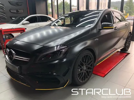 벤츠 w176 A 45 AMG GT 블랙 세로그릴 장착 / 수원, 부천, 부평, 인천
