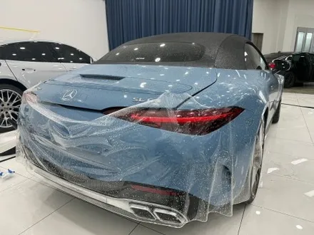 SL 63 AMG 차이나블루 사고 수리하면서 PPF 재시공까지 원스톱 케어 / 수원, 부천, 부평, 인천