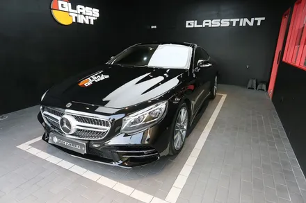 스타클럽 글라스틴트 부천점 벤츠 S450쿠페 썬팅 반사필름 선셋 틴팅으로 한층 멋스러움을 더하셨습니다. / 수원, 부천, 부평, 인천