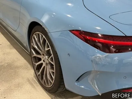 SL 63 AMG 차이나블루 사고 수리하면서 PPF 재시공까지 원스톱 케어 / 수원, 부천, 부평, 인천