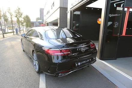 스타클럽 글라스틴트 부천점 벤츠 S450쿠페 썬팅 반사필름 선셋 틴팅으로 한층 멋스러움을 더하셨습니다. / 수원, 부천, 부평, 인천