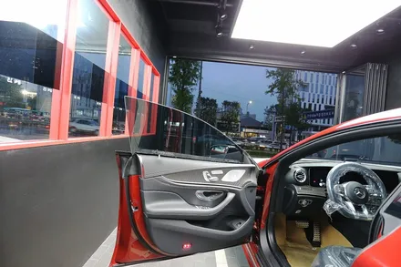 스타클럽 글라스틴트 부천점 벤츠 CLS53 에디션 히아신스 레드 메탈릭 컬러 세로그릴 패키지 로데 필름 시공 / 수원, 부천, 부평, 인천