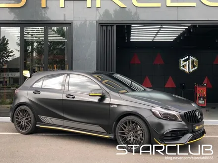 벤츠 w176 A 45 AMG GT 블랙 세로그릴 장착 / 수원, 부천, 부평, 인천