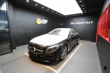 스타클럽 글라스틴트 부천점 벤츠 S450 쿠페 썬팅 슈어X 틴팅 필름 시공 / 수원, 부천, 부평, 인천
