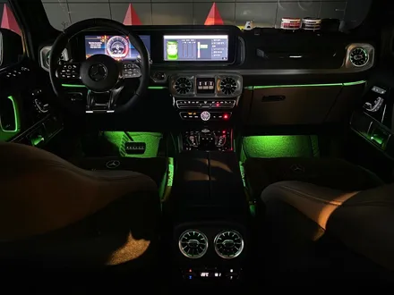 벤츠 G바겐 G63AMG 엠비언트라이트/ 실내트림 리얼카본1:1 교체 시공기 / 수원, 부천, 부평, 인천