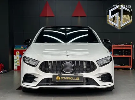벤츠 A35 AMG 묵직한 블랙 세로그릴 드레스업 후기 / 수원, 부천, 부평, 인천