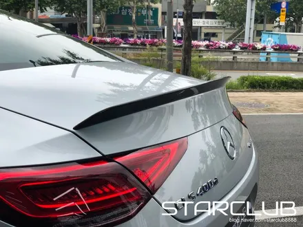 벤츠 c257 CLS 400d 이리듐 실버 GT 세로그릴 리얼 카본 스포일러 장착 / 수원, 부천, 부평, 인천