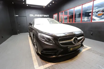 스타클럽 글라스틴트 부천점 벤츠 S450 쿠페 썬팅 슈어X 틴팅 필름 시공 / 수원, 부천, 부평, 인천