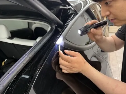 테슬라 모델Y 리프레쉬 블랙에서 블루로 컬러PPF 작업기 / 수원, 부천, 부평, 인천