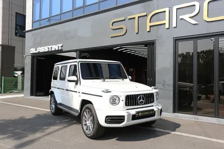 스타클럽 글라스틴트 부천전 벤츠 G바겐 G63 AMG 다이아몬드화이트와 슈어X 필름과의 콜라보 그리고 바겐전용 생활보호PPF 까지 / 수원, 부천, 부평, 인천