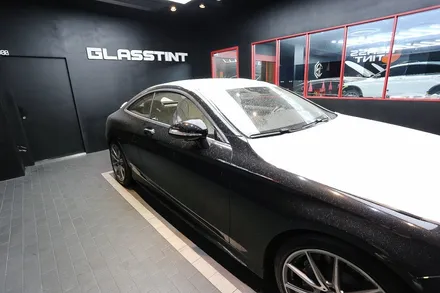 스타클럽 글라스틴트 부천점 벤츠 S450 쿠페 썬팅 슈어X 틴팅 필름 시공 / 수원, 부천, 부평, 인천
