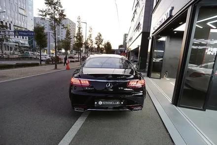 스타클럽 글라스틴트 부천점 벤츠 S450쿠페 썬팅 반사필름 선셋 틴팅으로 한층 멋스러움을 더하셨습니다. / 수원, 부천, 부평, 인천