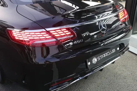 스타클럽 글라스틴트 부천점 벤츠 S450쿠페 썬팅 반사필름 선셋 틴팅으로 한층 멋스러움을 더하셨습니다. / 수원, 부천, 부평, 인천