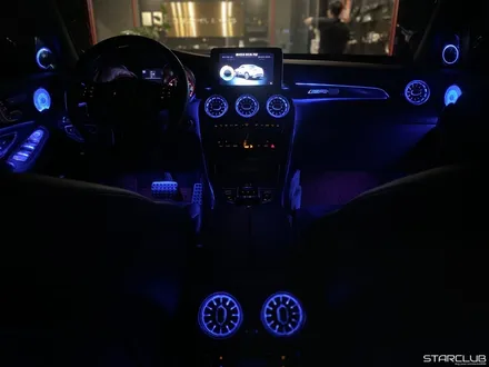 벤츠 x253 GLC 3색 엠비언트에서 64 색상 컨버전 작업과 미드레인지와 송풍구 엠비언트 라이트 3D 전동 트위터 작업까지 모두 스타클럽입니다 / 수원, 부천, 부평, 인천