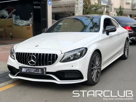 벤츠 w205 C클래스 쿠페 C63 AMG 앞 범퍼 장착 / 수원, 부천, 부평, 인천