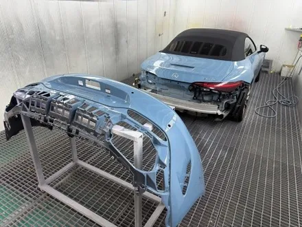 SL 63 AMG 차이나블루 사고 수리하면서 PPF 재시공까지 원스톱 케어 / 수원, 부천, 부평, 인천