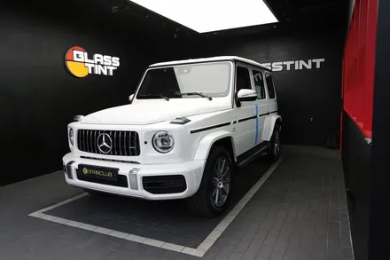 스타클럽 글라스틴트 부천전 벤츠 G바겐 G63 AMG 다이아몬드화이트와 슈어X 필름과의 콜라보 그리고 바겐전용 생활보호PPF 까지 / 수원, 부천, 부평, 인천