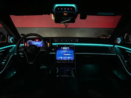 벤츠 S클래스 S580 W223 액티브엠비언트 시공 / 수원, 부천, 부평, 인천
