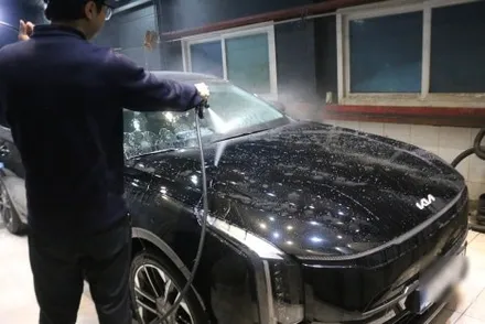 신차에 검수는 필수 썬팅은 가장 중요한 시공 저렴한 쿠폰썬팅 저리가 / 군산시 나운동