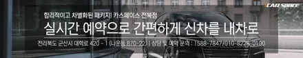 EV6 화이트 틴팅+유리막코팅 예쁨 / 군산시 나운동