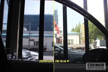 군산썬팅 재시공 덕분에 밤 운전이 무섭지 않아요! / 군산시 나운동