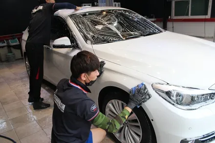 BMW GT 서천/장항 썬팅 재시공, 세월의 흔적 지우기!!! / 군산시 나운동