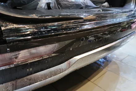 카니발 도착 도장면 상태가 안 좋네요.. / 군산시 나운동