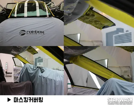 EV6 블랙 출고 , 틴팅+유리막코팅 빛이나 / 군산시 나운동