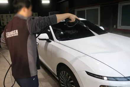익산 타샵에서 한 신차패키지 마음에 안드는 퀄리티 재시공 / 군산시 나운동