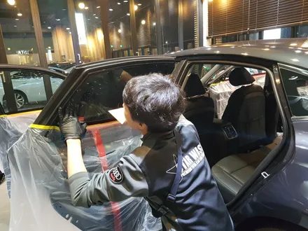군산썬팅 잘하는 곳, 스타워시밖에서!! K7 풀시공기(2탄) / 군산시 나운동